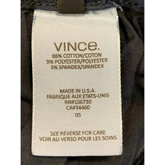 VINCE‎ Women's Riley Skinny Jeans Pants in Coastal Dark Wash Denim Jeans Size 27 - Picture 8 of 12